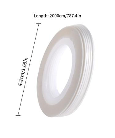 Hajimia Nail Striping Tape Line Rolls - DIY Nail Art Decoration Stickers - White - Buy Online on GoSupps.com