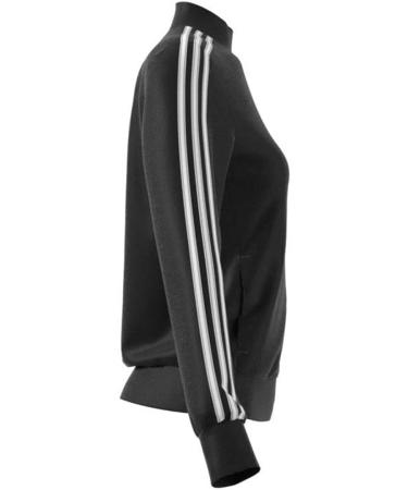 adidas Women's Essentials 3-Stripe Track Jacket - Medium - Black/White - Buy Online on GoSupps.com