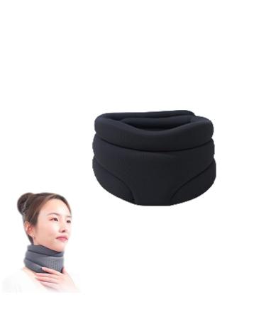 Ukisisi Neck Support for Neck Pain Support Neck Stretcher Neck Support Neck Brace for Sleep Neck Brace for Neck Pain and Support Neck Brace for Sleeping Neck Traction Device Black