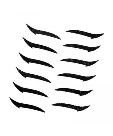 OIIBWQ Cat Eye Makeup Essentials - 6 Pairs Eyeliner Stickers 2 Pcs 1 count (Pack of 1)