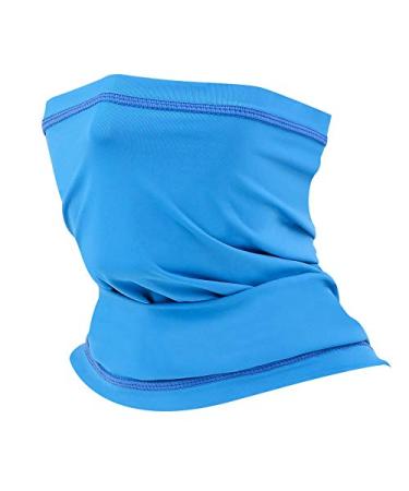 AstroAI Balaclava Neck Gaiter Face Mask Adjustable Bandana Breathable for Men Women Face Scarf Cover for Motorcycle Blue