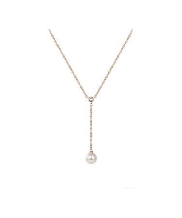 Necklace Silver Shell Necklace Simple Fashion Versatile Clavicle Chain Advanced Design Tassel Necklace Ladies Necklace