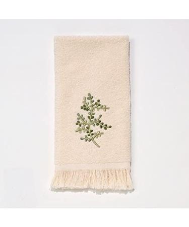 Avanti Linens Greenwood Fingertip Towel in Ivory - Soft and Luxurious Hand Towel - Buy Online on GoSupps.com