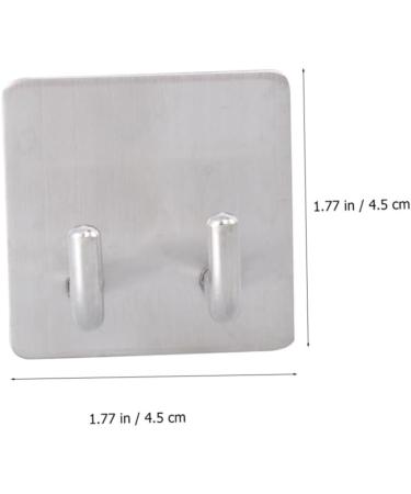 Housoutil 6 Pcs Hangers Clothes Rack Heavy Duty Bike Hooks Towel Hooks No Punching Hooks Metal Bracket - Buy Online on GoSupps.com