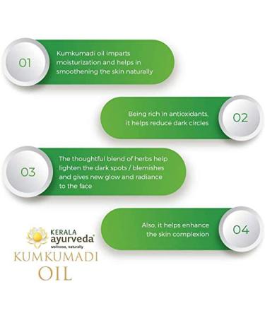 Glamorous Hub Kerala Ayurveda Kumkumadi Oil 30 ml - Pure Herbal Skincare for Radiant Glow | International Shipping Available - Buy Online on GoSupps.com