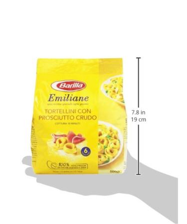 Barilla Tortellini Prosciutto Crudo Emiliane 500g - Authentic Italian Pasta - Buy Online on GoSupps.com