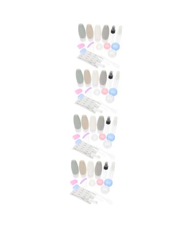 FOMIYES 4 Sets Silica Gel Bottle Beauty Kit Plastic Container Pump Bottle Dispenser Hand Soap Holders Lotion Squeeze Bottle Hair Bottle Body Wash Dispenser Travel Liquid Pp Cosmetic
