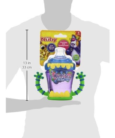 Nuby iMonster Grip N Sip Cup - 7 oz (210 ml) for 4+ Months | Toddler Sippy Cup - Buy Online on GoSupps.com
