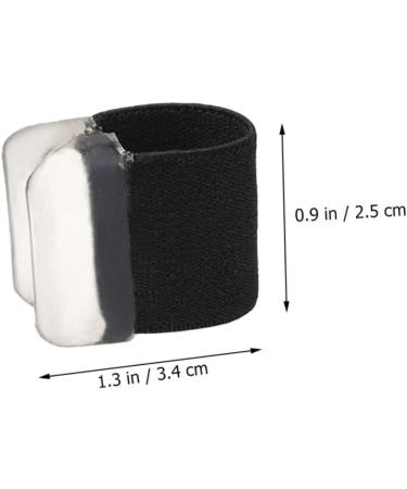 4 Pairs Toe Separator Spacers for Men & Women - Ingrown Toenail Protection | Bunion Relief | Reusable & Straightening - Sebs Black, 2.5x2cm - Buy Online on GoSupps.com