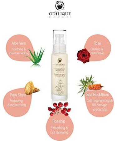 Odylique Organic Rose Moisturizing Face Cream 50ml - Buy Online on GoSupps.com