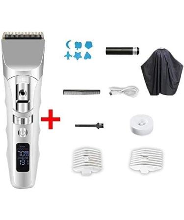 Professional Hair Clippers Kit for Men | USB Cord/Cordless Rechargeable with LED Display | Ideal for Home Barber Shop & Versatile Cutting - Buy Online on GoSupps.com