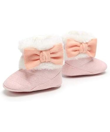 RVROVIC Baby Plush Winter Snow Boots - Pink, 0-6 Months - Buy Online on GoSupps.com