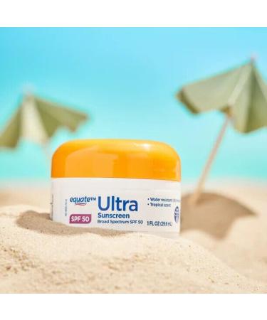 Buy Equate Zinc Sunscreen Lotion SPF 50 - Broad Spectrum Ultra Protection 1 fl oz | Fast International Shipping - Buy Online on GoSupps.com