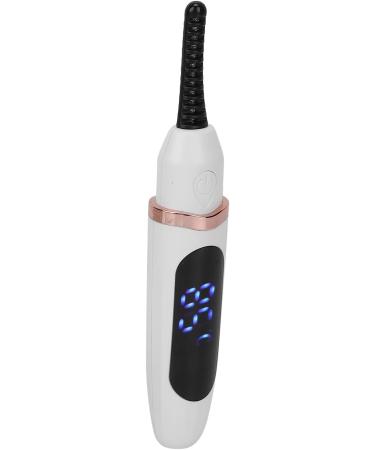 Qukaim Electric Heated Eyelash Curler Electric Eyelash Curler USB Rechargeable Heated Handheld Curler with Intelligent Temperature Control White - Buy Online on GoSupps.com