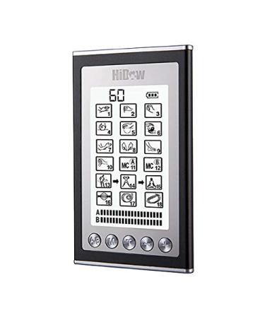 HiDow TENS Unit AcuXPD-S 18 Modes | EMS | Dual Independent Channels | Electronic Pulse Massager