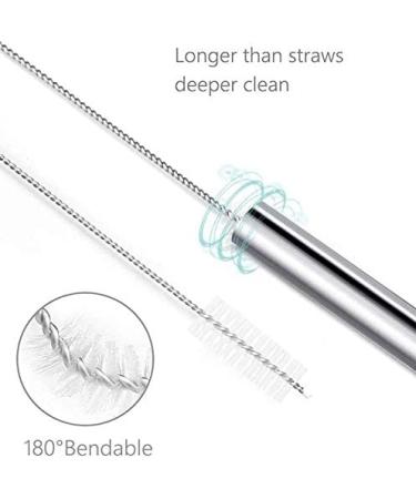 Extra Wide Reusable Stainless Steel Boba Drinking Straws Spoon Fat Straws Smoothie/Bubble Tea/Milkshakes Straws with Cleaning Brush & Carry Bag 12mm/0.5" Wide (Set of 3 Gold) - Buy Online on GoSupps.com