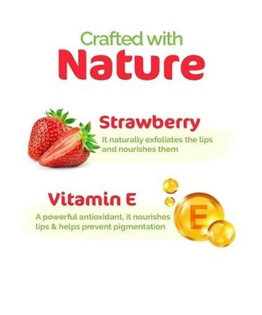 Buy L_ip Ba_lm with Vitamin E - Strawberry Flavor | 12-Hour Moisturization & Naturally Tinted Lips - 4g | International Shipping Available - Buy Online on GoSupps.com
