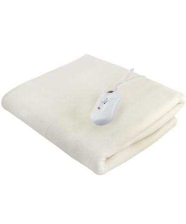ISO TRADE electric blanket 150x80cm controller 3 heat settings 60 watts polyester washable 4597