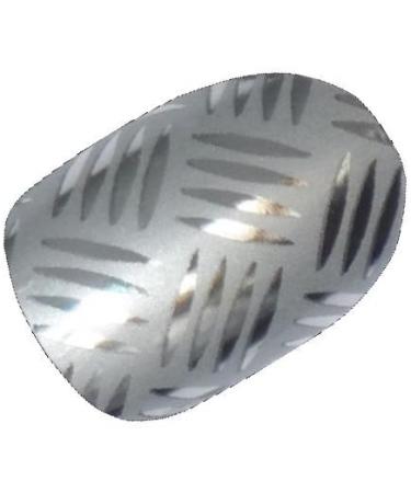 Chix Nails Chrome Beauty Minx Style Fingers Toes Vinyl Foils Nail Wraps Silver Embossed - Buy Online on GoSupps.com