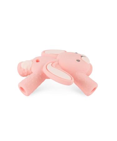 Itzy Ritzy Bunny Teether - Reaches Back Molars, Soothes Sore Gums with Multiple Textures - Buy Online on GoSupps.com