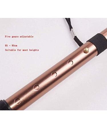 Adjustable Walking Cane Non-Slip Folding Crutch Ultra Light Portable Elderly Crutch Aluminum Telescopic Ultra Short Cane Innovate - Buy Online on GoSupps.com