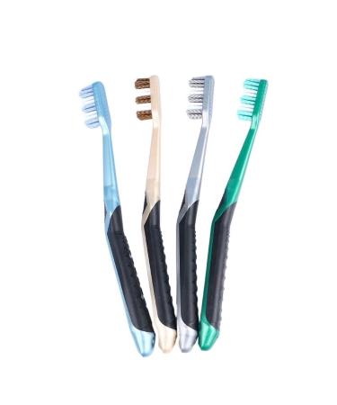 Toothbrush with medium bristles 6 independent packages for adults men and women teeth are clean and better cleaning power 6 toothbrushes