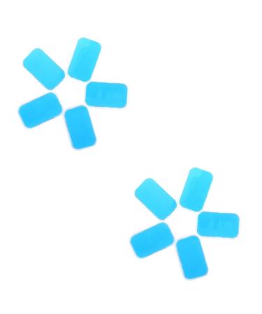 Healeved 60 STK Fitness Gel Pads Replacement Gelpads Trainer Gel Pads ABS-Stimulator-Gel-Pads Abdominal-Gel pads Muscle-toner-gel pads belly belt gel pads Gelpads for Bollenoner Hydrogel Patch