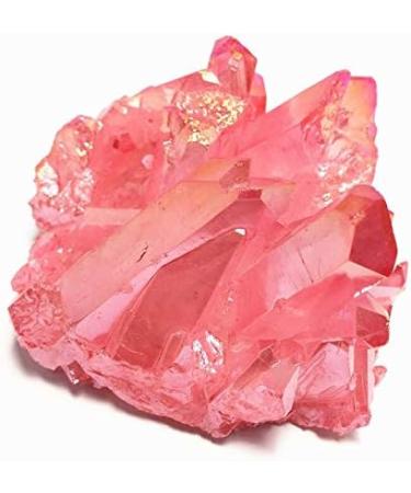 Crystal Cluster Pink Angel Titanium Quartz Crystal Specimen MineralsChakra Home Goods - Buy Online on GoSupps.com