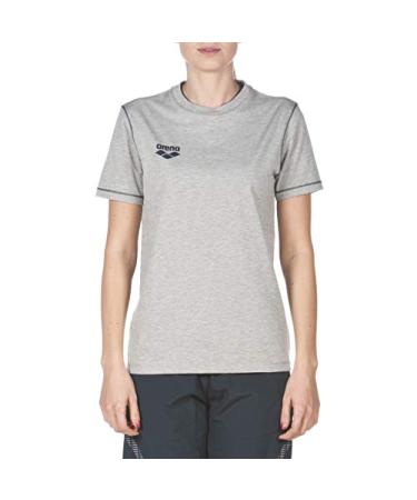 Arena Team Line Short Sleeve T-Shirt for Men and Women Medium Grey Melange 3X-Large