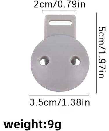 Meokro Pacifier Holder Set - 5 Plastic Holders in White/Opulent Garden - Ideal for International Shipping | Shop Now! - Buy Online on GoSupps.com