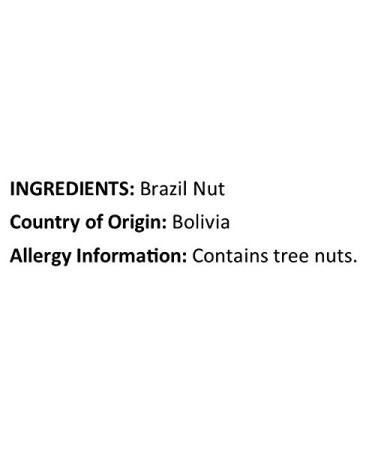 Anna and Sarah Raw Brazil Nuts - 1lb Jumbo Size Whole Nuts in Resealable Bag - Unsalted 1 Pound Pack - Buy Online on GoSupps.com