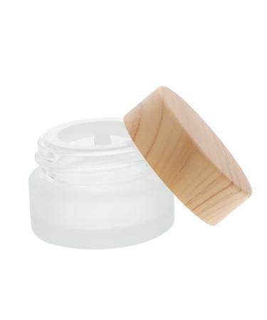 FRCOLOR Pen wash cup nail remover bottle Nail Art Dappen cup terrarium empty cream jars powder dappen dish bowl refillable makeup jar glass containers Crystal Nail Spa crystal glass wood