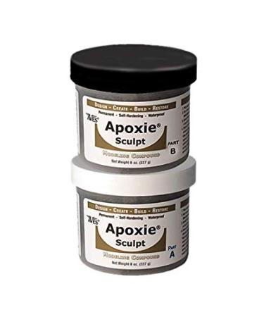 Aves Apoxie Sculpt Waterproof Air Dry Clay for Sculpting & Repairs, A 2  Part Epoxy Putty Sculpting Clay That Adheres to All Surfaces & is Self  Hardening, 1 lb, Black