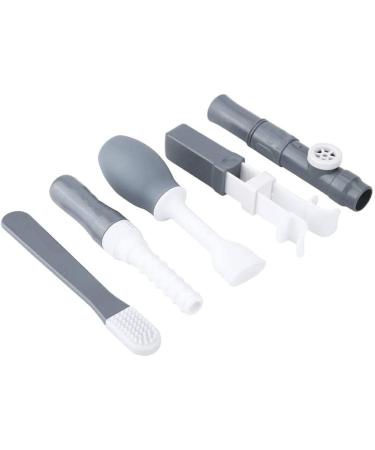 KUUY 5 Pack Mouth Exerciser Lip Muscle Silicone Exerciser Health Care Mouth Muscle Recovery Massager Brush