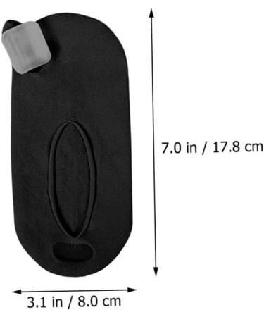 FOMIYES Men's Invisible Boat Socks Separator Tool - Hallux Valgus Stretcher for Men and Women - Black, 1 Pair - Buy Online on GoSupps.com