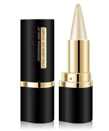 4 Pack Gel Eyeliner Easy to Use Makeup Matte Eyeliner Black Eyeshadow Stamp Women's Waterproof Eyeliner Pencil (Coffee)