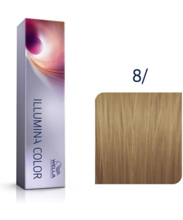 WELLA Illumina Coloring 8 Light Blonde 60ml - Pack of 1 - Buy Online on GoSupps.com