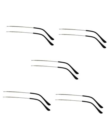 IPLUSMILE 5 pairs of glasses accessories metal glasses brick spare glasses Schnapps glass sunglasses universal glasses replacement bar glasses.