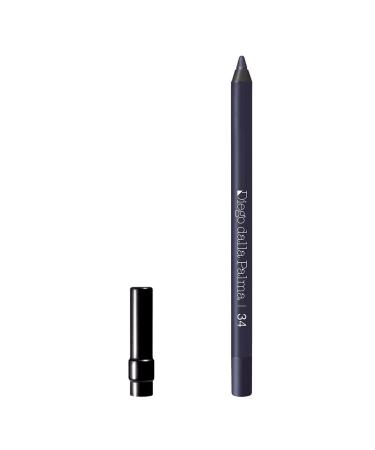Diego dalla Palma Makeup Studio Stay On Me Eyeliner - Long-Lasting  Smudge-Proof And Water-Resistant Formula - Ultra-Soft Texture - No-Transfer Formula With A Matte Finish - 34 Blue - 0.04 Oz