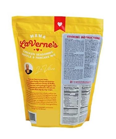 Mama LaVerne s Pancake & Waffle Mix + Chicken Seasoning - Quick Buttermilk Pancakes, Light Belgian Waffles & Chicken - Fried, Air-Fried or Baked - Buy Online on GoSupps.com