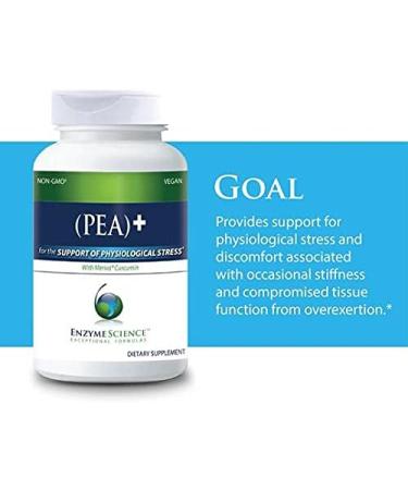 Enzyme Science Pea+ 60 Capsules | All-Natural Meriva Curcumin Supplement for Physiological Support - Nervous, Immune & Muscular Systems - Buy Online on GoSupps.com