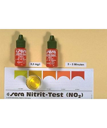 SERA 04410 Nitrite Test - 2 Pack (15ml) | Accurate NO2 Water Testing for Aquariums & Ponds 75 Measurements Sweet & Sea Water - Buy Online on GoSupps.com