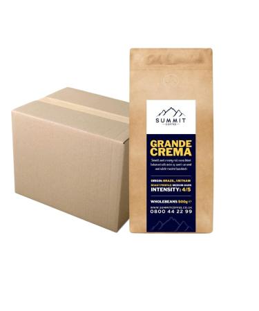 Summit Grande Crema Coffee Beans (Case 10 x 500G)
