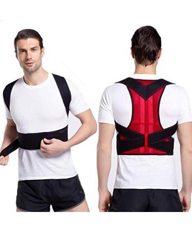 Adjustable Shoulder Back Brace Belt Posture Corrector Clavicle Spine Lumbar Posture Correction Brace (Color : 03 Size : XXL) favorite gift lofty ambition - Buy Online on GoSupps.com
