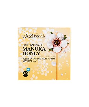 Wild Ferns Manuka Honey Night Cr me - 99% Natural, 100ml (Dry to Normal Skin) - Buy Online on GoSupps.com