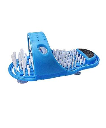 Bahn shower foot scrubber for bathrooms shower no twitching of the feet brush foot cleaning bristle slipper washinger bathrobber massage device slippers