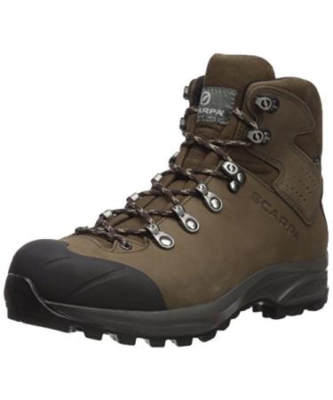 SCARPA Women's Kailash Plus GTX Waterproof Gore-Tex Leather Boots for Backpacking and Hiking 6.5-7 Women/5.5-6 Men Dark Brown