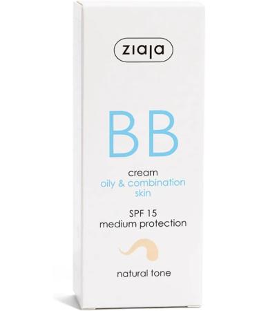 Ziaja Bb Cream For Oily & Combination Skin - Natural Tone 50 Ml - Buy Online on GoSupps.com