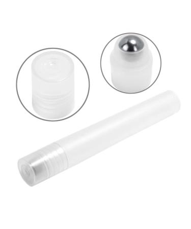 Healifty 10pcs 10ml Glass Essential Oil Roller Bottles - Stainless Steel Balls & Wooden Lids | Perfect for Essential Oils - International Shipping Available - Buy Online on GoSupps.com