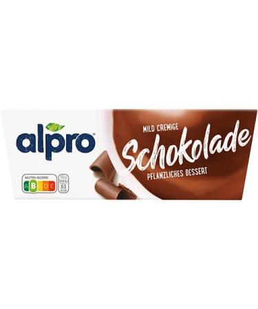 Alpro Soya Dessert Chocolate - Vegan Lactose-Free Gluten-Free | 6x (4 x 125g) Pack - International Shipping Available - Buy Online on GoSupps.com